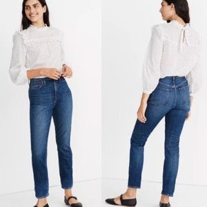 Madewell High Rise Slim Crop Boyjean ✨